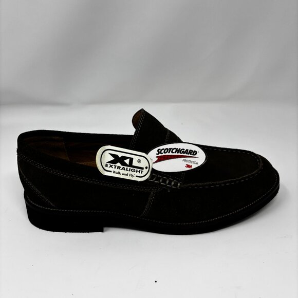 Bostonian Men’s Dark Brown Suede Penny Loafers - Brand-new - Size 10